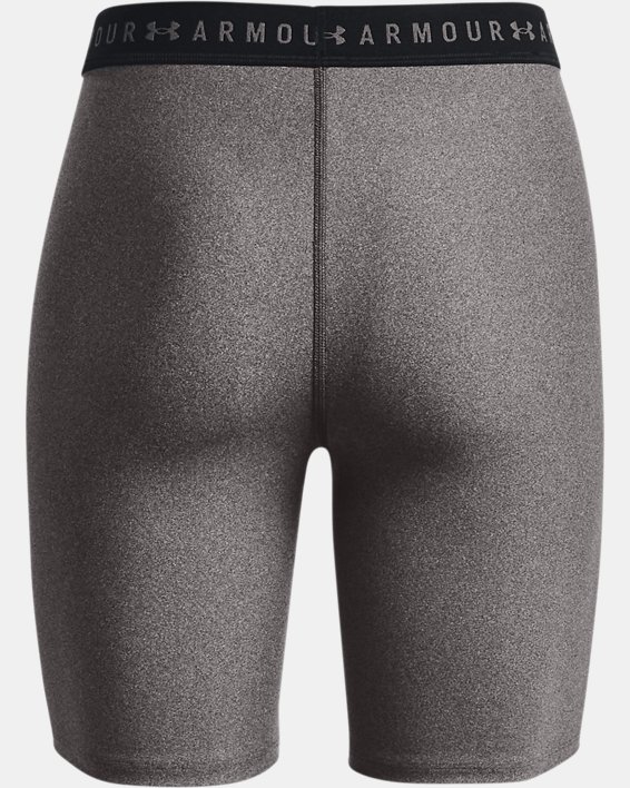 Women's HeatGear® Bike Shorts, Gray, pdpMainDesktop image number 5